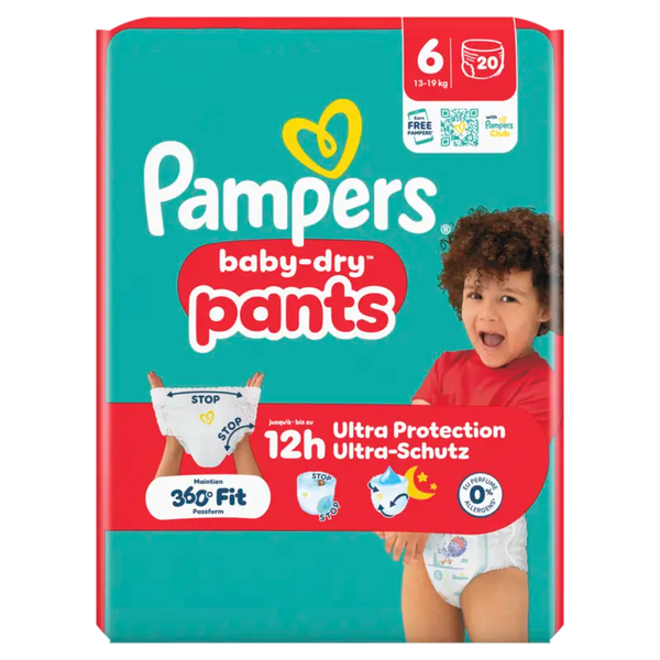 Pampers Baby-dry Windelhosen Größe 6