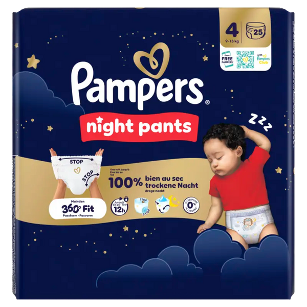 Pampers Night pants luierbroekje maat 4