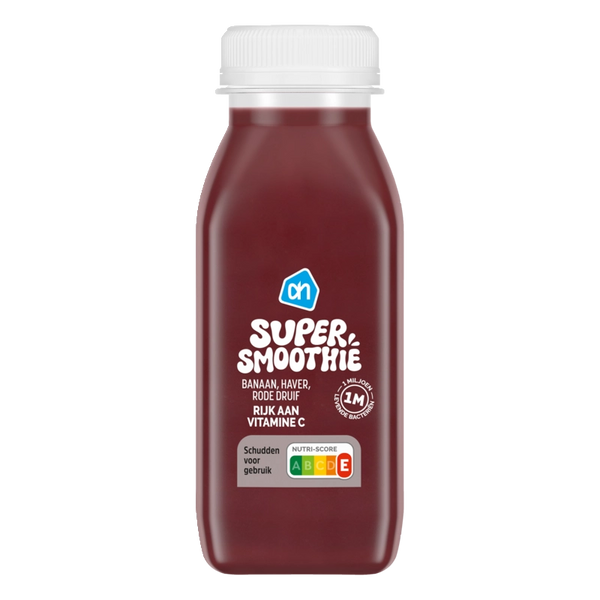 Super smoothie banana, oat & red grape
