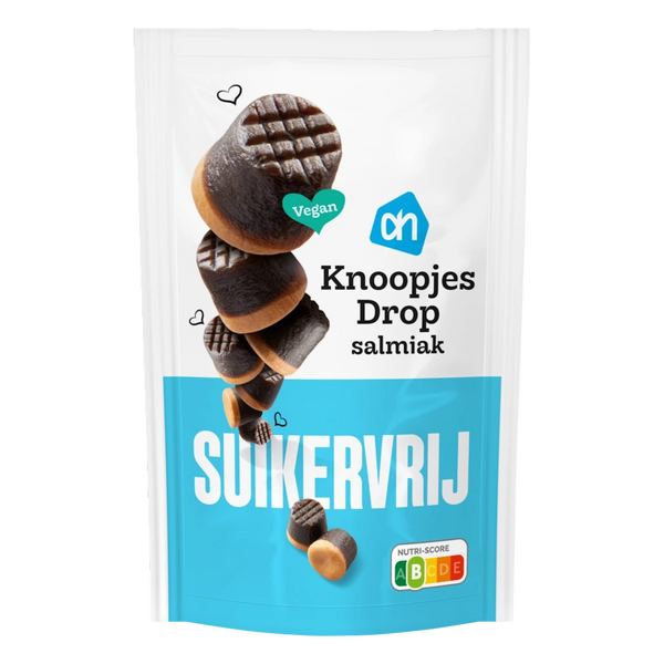 Knoopjesdrop salmiak suikervrij