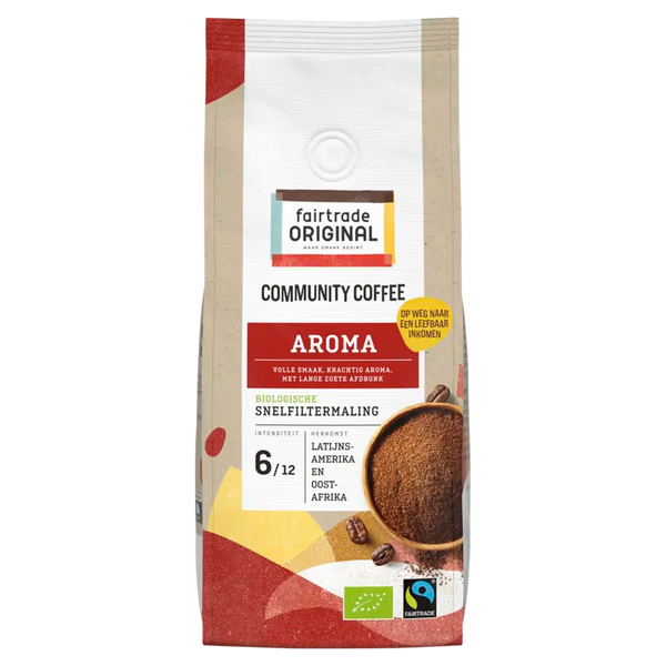 Fairtrade Original Gemeinschaftskaffee Aroma Schnellfiltermahlung