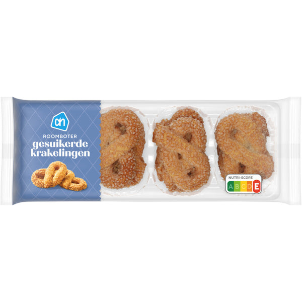Roomboter krakelingen gesuikerd