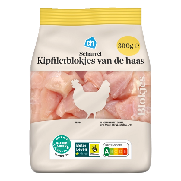 Scharrel kipfiletblokjes van de haas