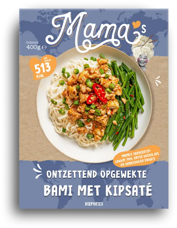 Mama's Bami mit Hähnchen-Saté