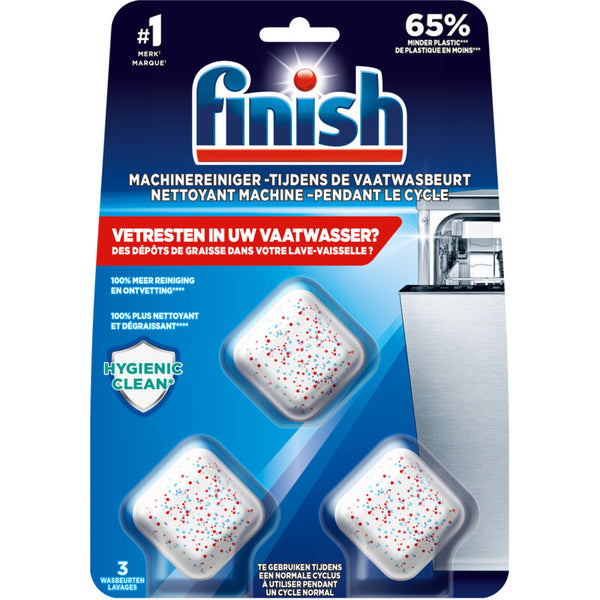 Finish Machinereiniger tijdens de wasbeurt