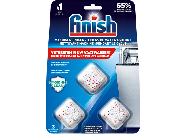 Finish Machinereiniger tijdens de wasbeurt