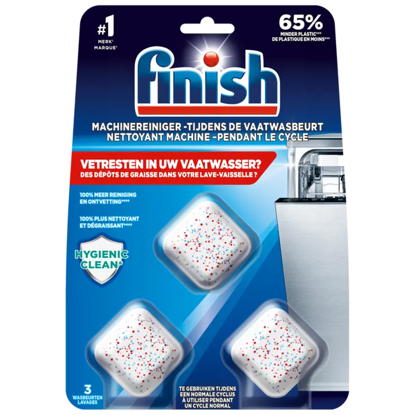 Finish Maschinenreiniger während des Waschgangs