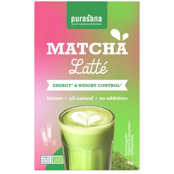 Purasana Matcha latté oploskoffie