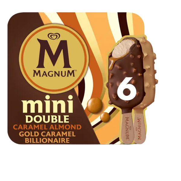 Magnum Mini double caramel & billionaire