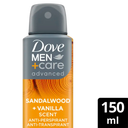 Dove Men+care sandalwood + vanilla spray
