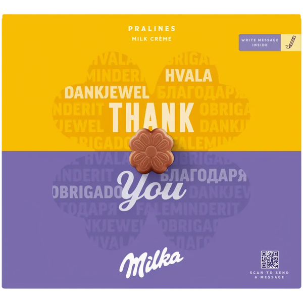 Milka Thank you pralines melk créme