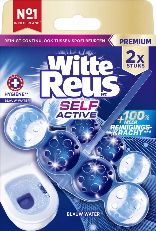 Witte Reus Toiletblok blauw actief hygiene