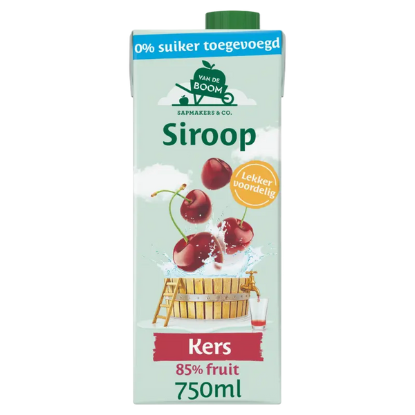 Van de Boom Kirsch-Sirup 0% Zucker