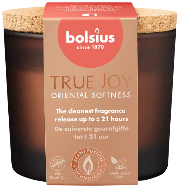 Bolsius True Joy Duftglas Kork Oriental Softness