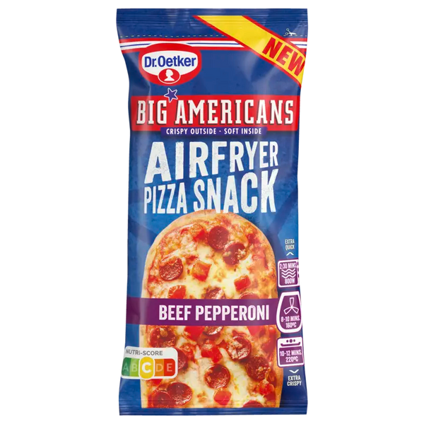 Dr. Oetker Big Americans airfryer snack pepperoni