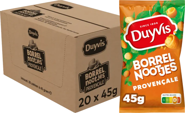 Duyvis Snack Nuts Provencal 20-pack