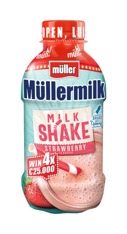 Müller Müllermilk milkshake strawberry