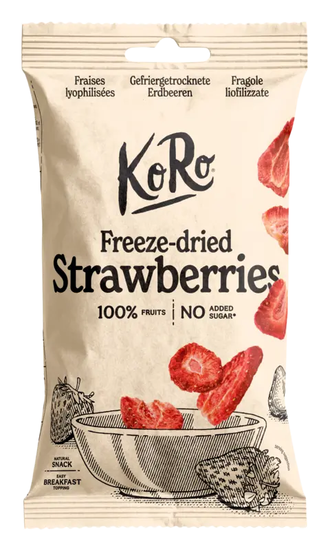 KoRo freeze-dried strawberries