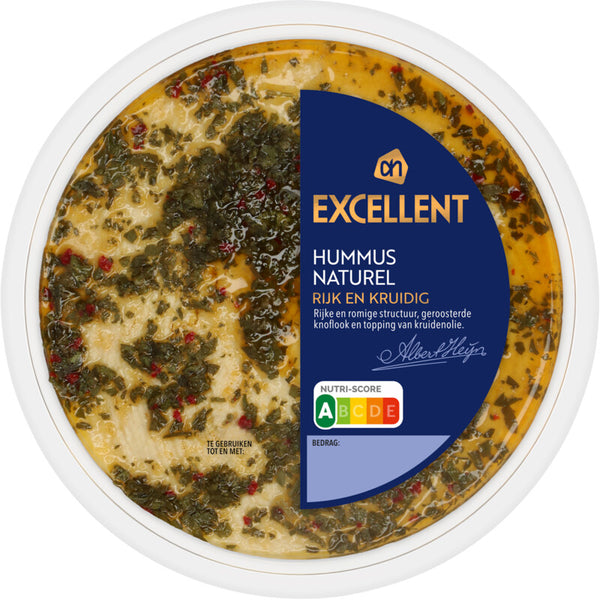 Excellent Hummus naturel met geroosterde knoflook