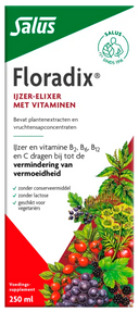 Floradix Vloeibaar ijzer-elixir met vitamines