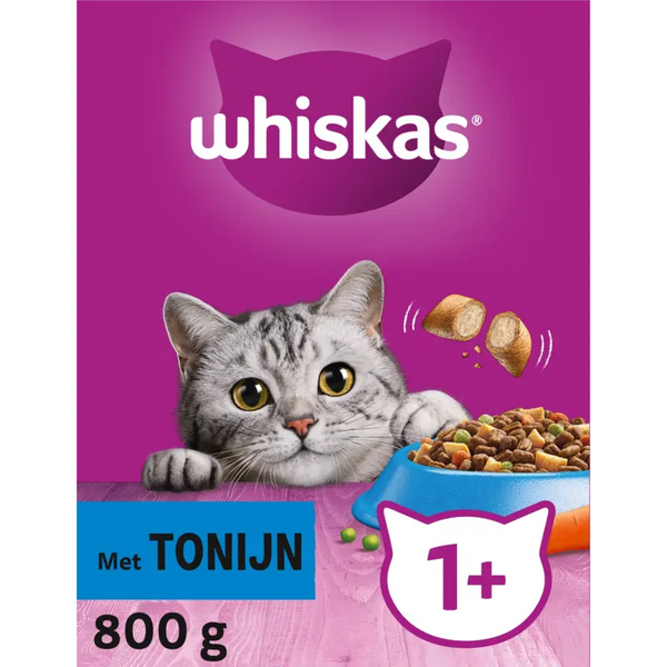 Whiskas 1+ Brokken met tonijn