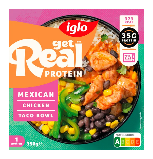 Iglo Get Real Protein Mexikanisches Hähnchen-Taco