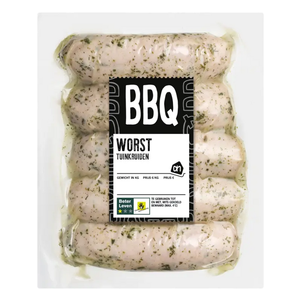 BBQ sausage garden herbs