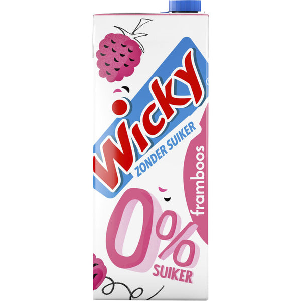 Wicky Raspberry 0% sugar