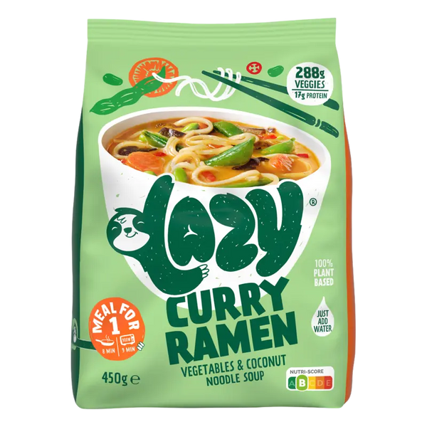 Lazy Curry ramen meal