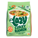 Lazy Curry ramen meal