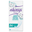 Always Daily 100% organic pantyliners normal