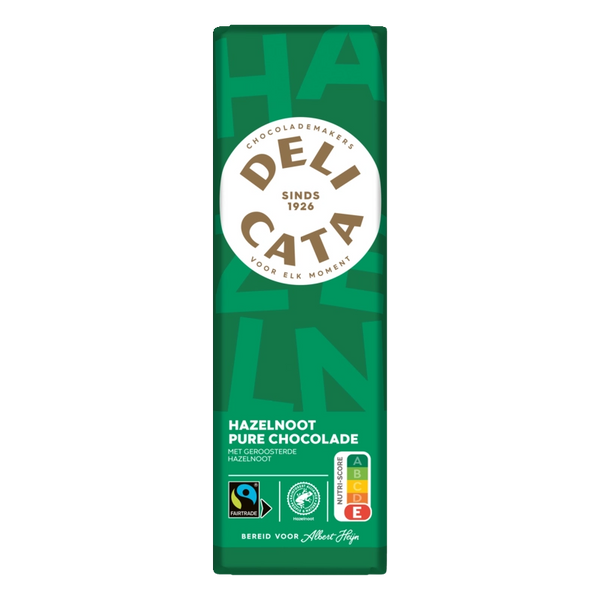 Delicata Riegel reine Schokolade Haselnuss