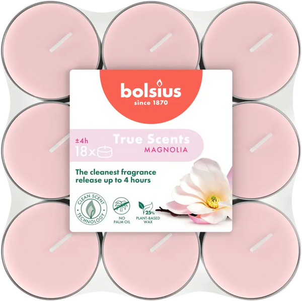 Bolsius True scents geurtheelichten magnolia