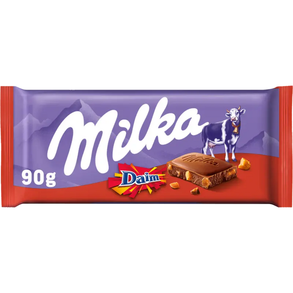 Milka Chocoladereep Daim