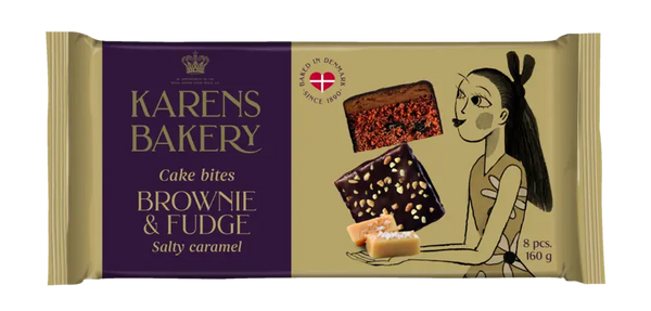 Karens Bakery Cake bites brownie & fudge