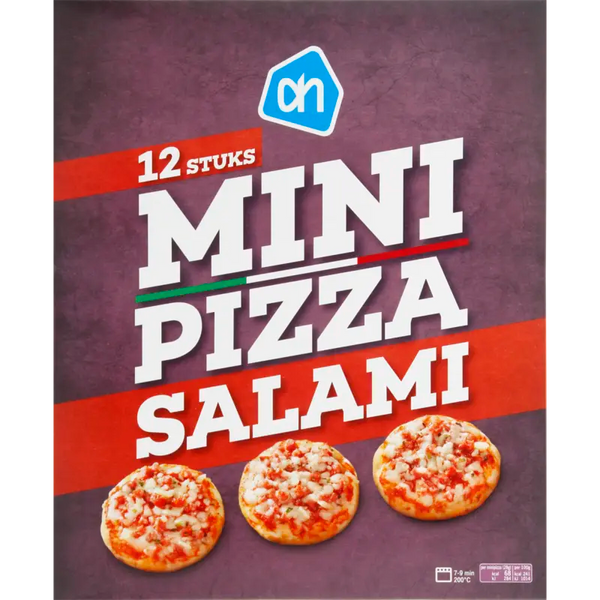 Mini pizza salami