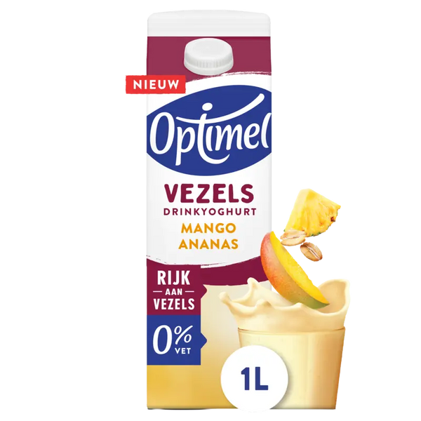 Optimel Drinkyoghurt vezels mango ananas