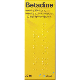 Betadine Oplossing voor cutaan gebruik