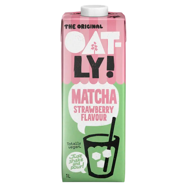Oatly! Matcha Strawberry Flavour