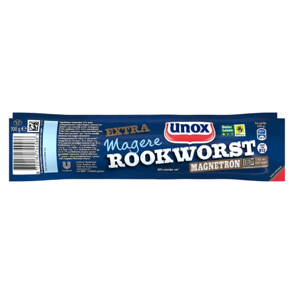 Unox Extra magere rookworst magnetron