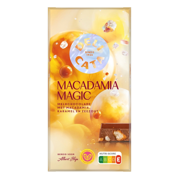 Delicata Reep macadamia magic melkchocolade