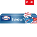 Toppits Safeloc diepvrieszakken 3 liter