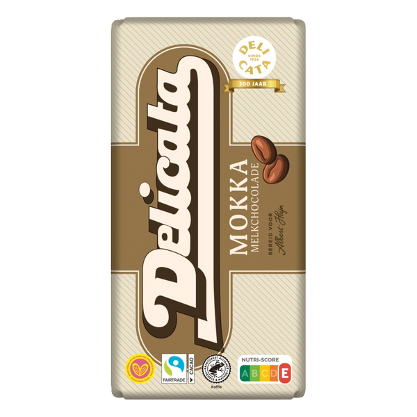 Delicata Reep mokka melkchocolade