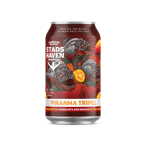 Stadshaven brouwerij Piranha tripel
