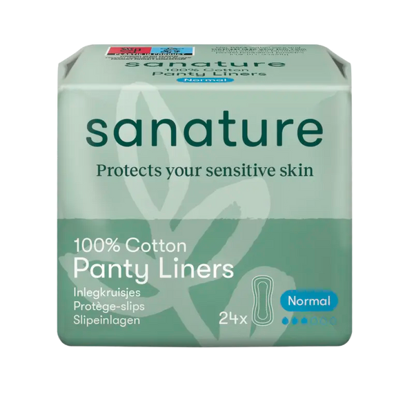 Sanature Cotton panty liners normal