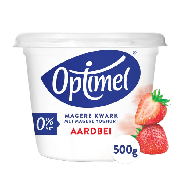 Optimel Magere kwark aardbei