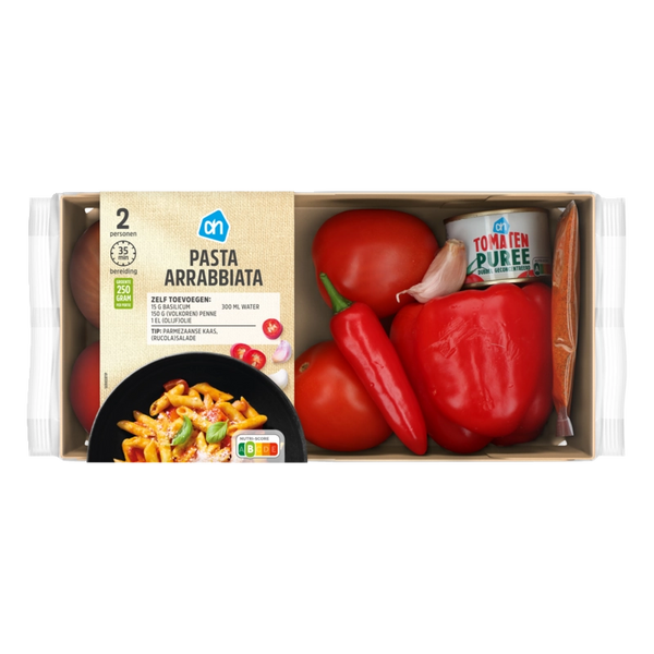 Pasta-Arrabbiata-Frischepaket für 2 Personen