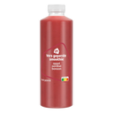 Freshly pressed apple strawberry smoothie