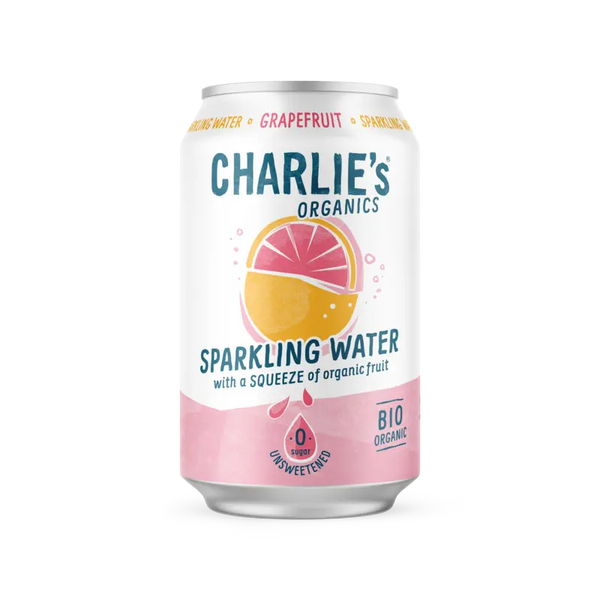Charlie's Organics sparkling grapefruit