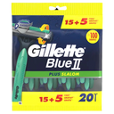 Gillette Blue II plus slalom razor blades